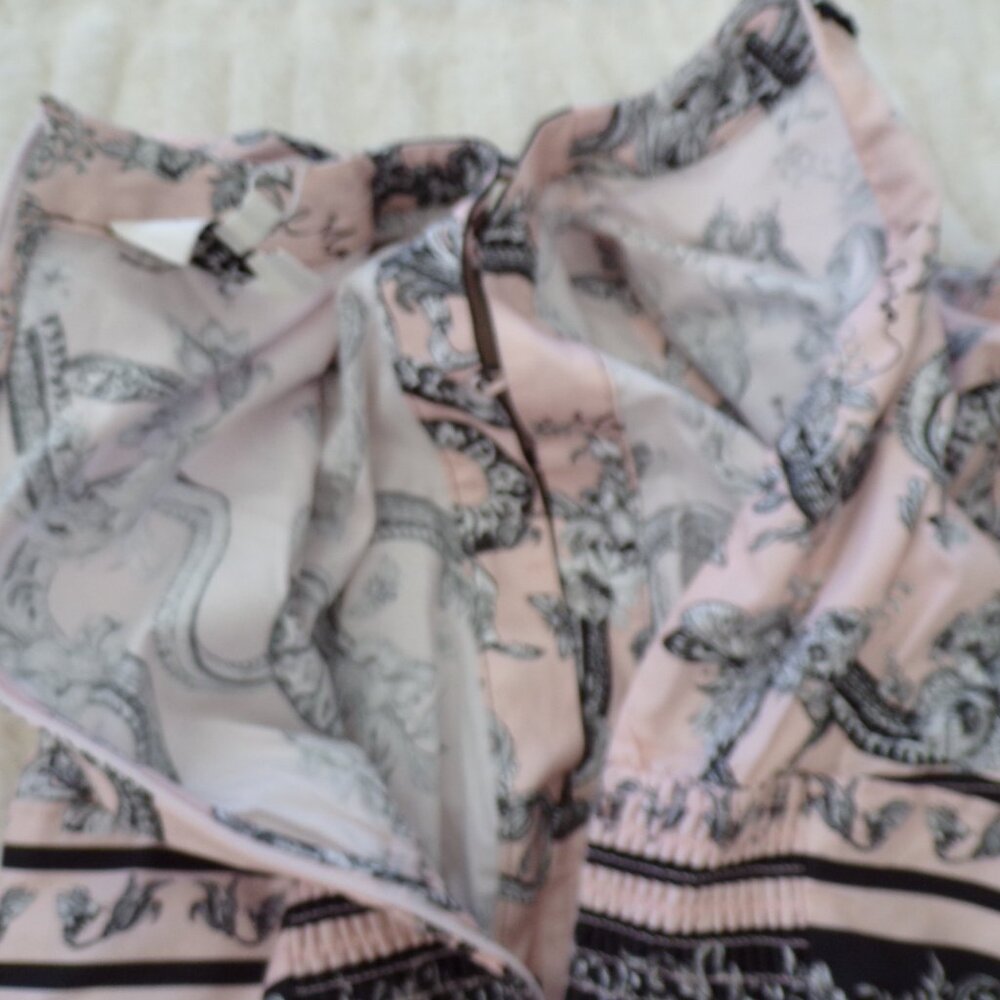 NWT Marchesa floral pink cotton midi dress 8 - Picture 13 of 13